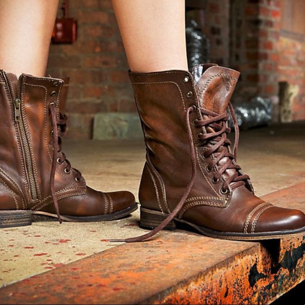 COPY - Steve Madden brown troopa boots